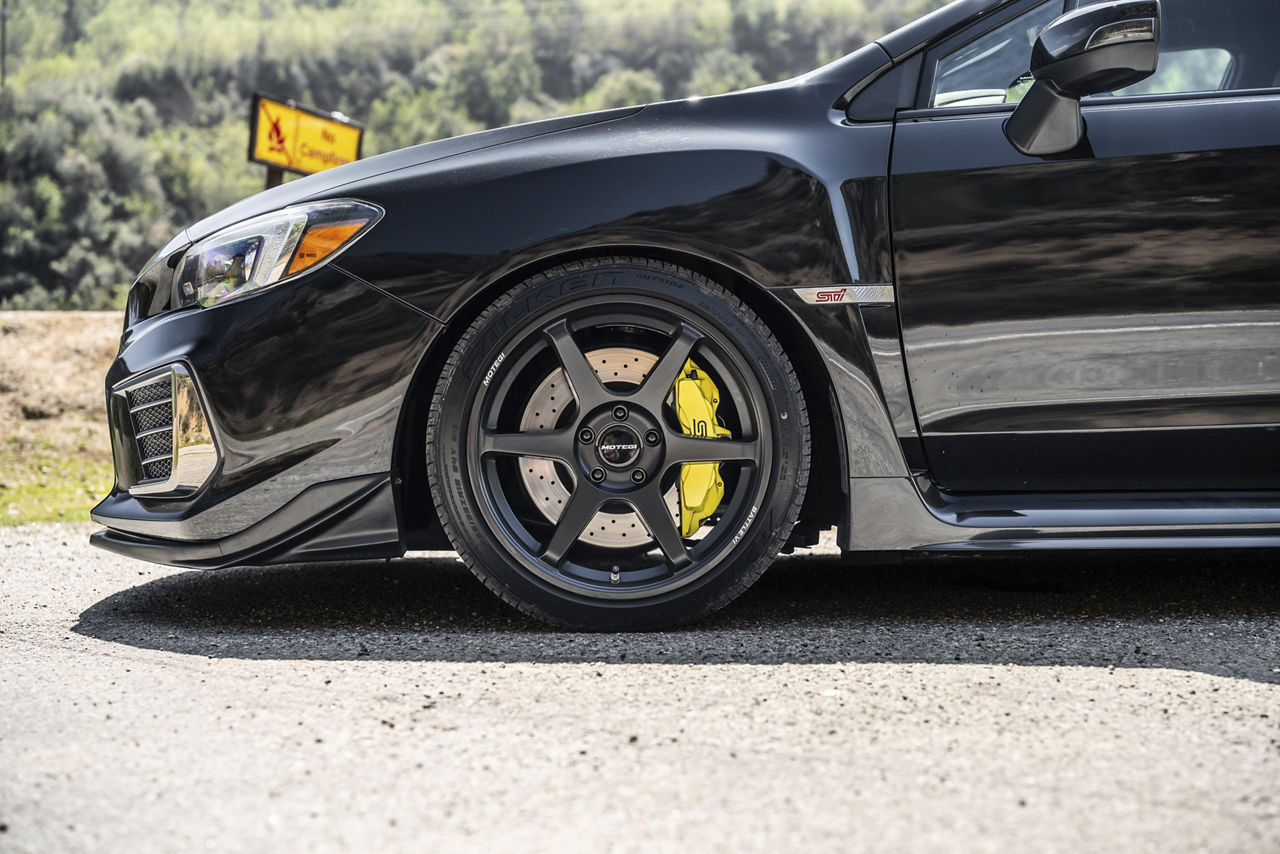2018 Subaru WRX STI - Motegi MR160 BATTLE VI - Black | Wheel